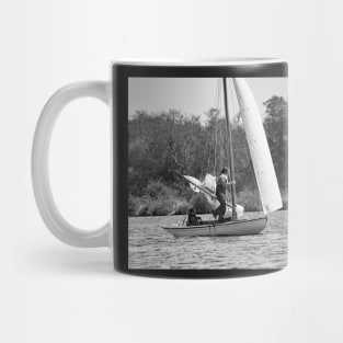 Packing up after a sail boat race on the Norfolk Broads Mug